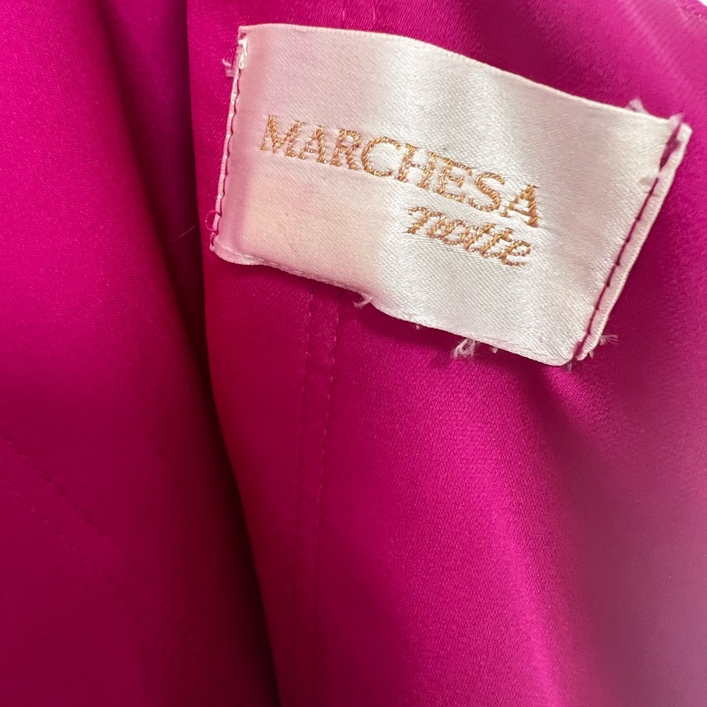 Marchesa Notte Pink Strapless Dress - Picture 13 of 13